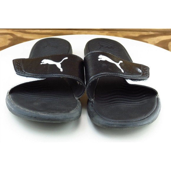 PUMA Sz 9 M Black Slide Synthetic Women Sandals 0218 - Picture 3 of 9